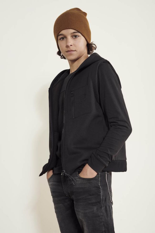 Lawibo 2-in-1 black zip jacket 