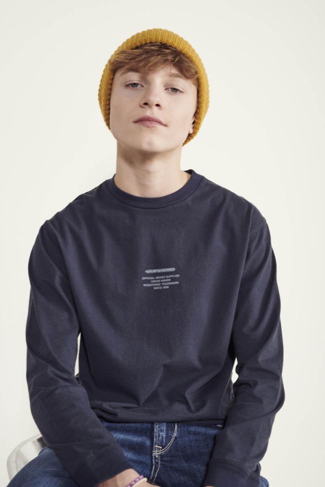 Tankibo long-sleeve T-shirt navy blue