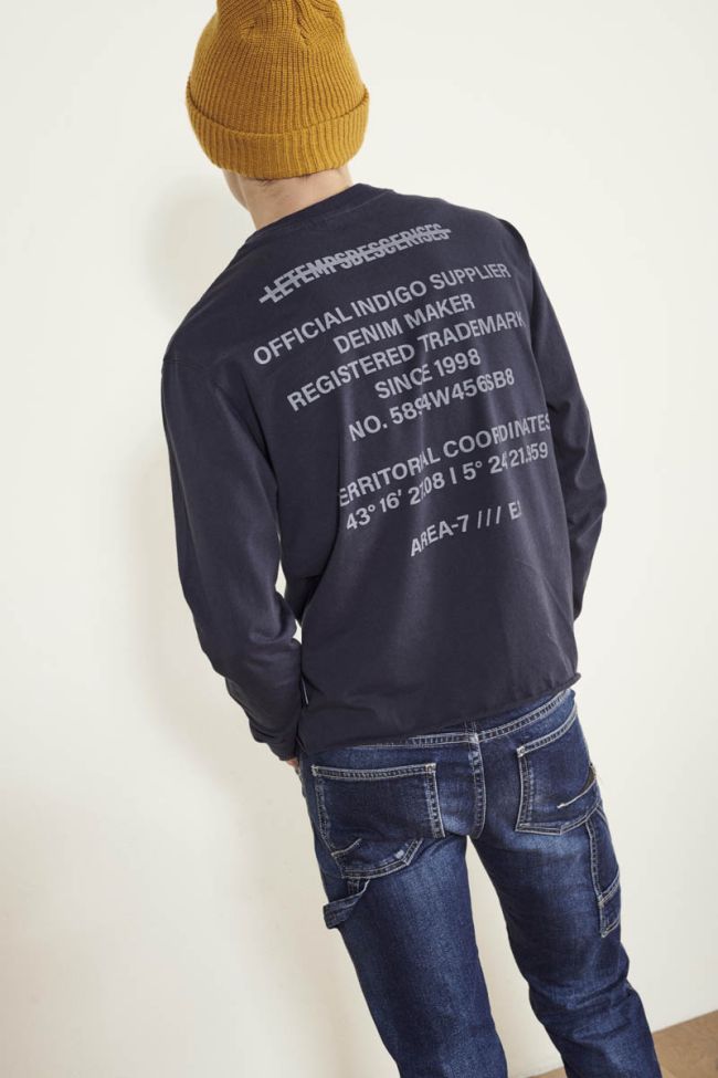 Tankibo long-sleeve T-shirt navy blue
