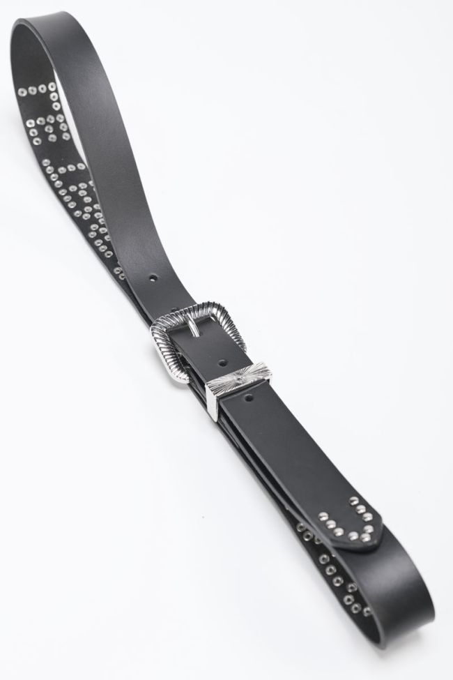Anoia belt in black leather