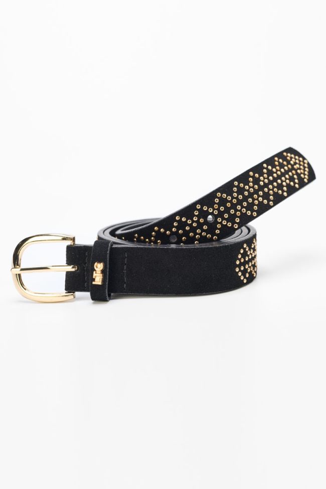 Ceinture Manol noire cloutée