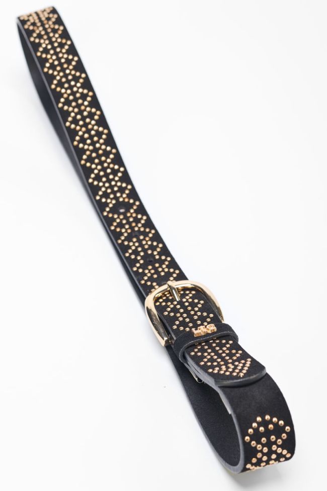 Ceinture Manol noire cloutée