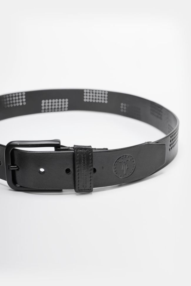 Black leather Capro belt
