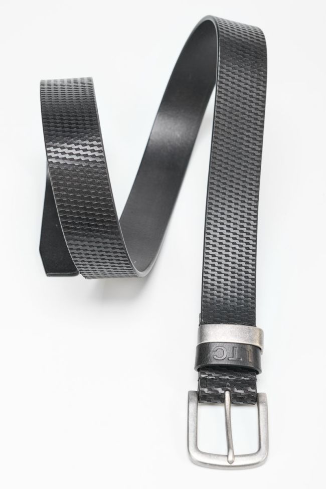 Silas belt in black leather