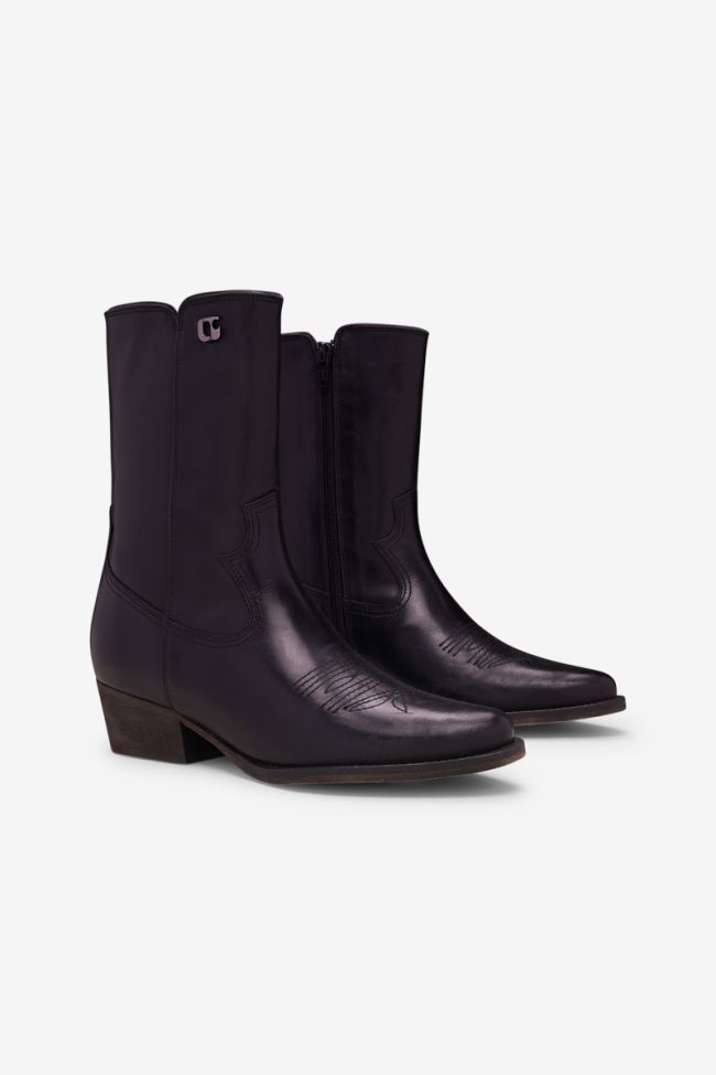 Black Austin ankle boots
