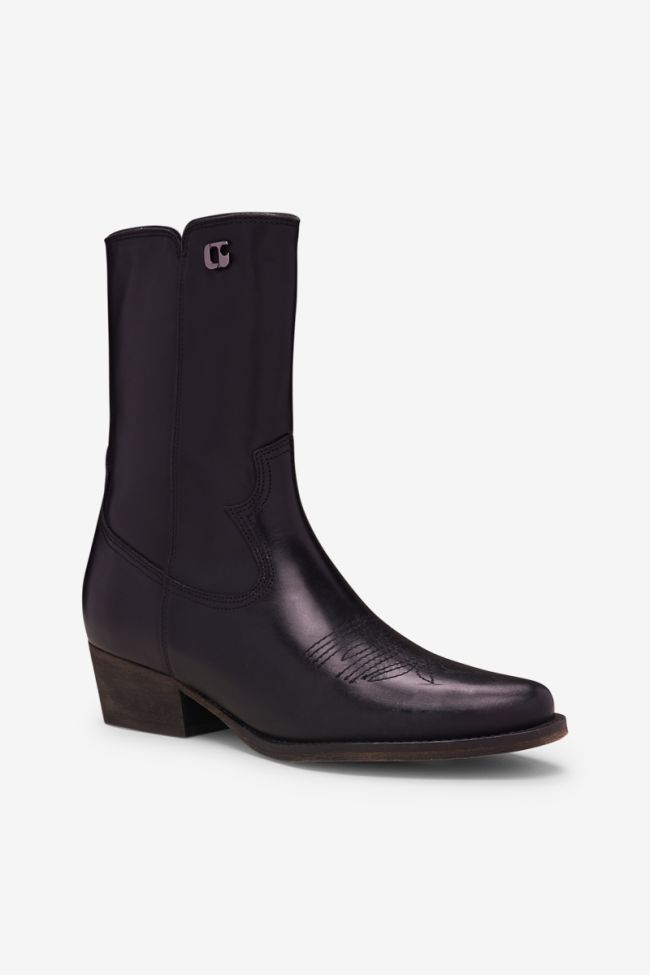 Black Austin ankle boots