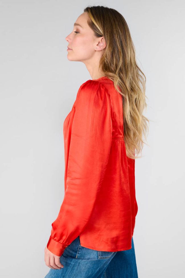 Chimel orange blouse