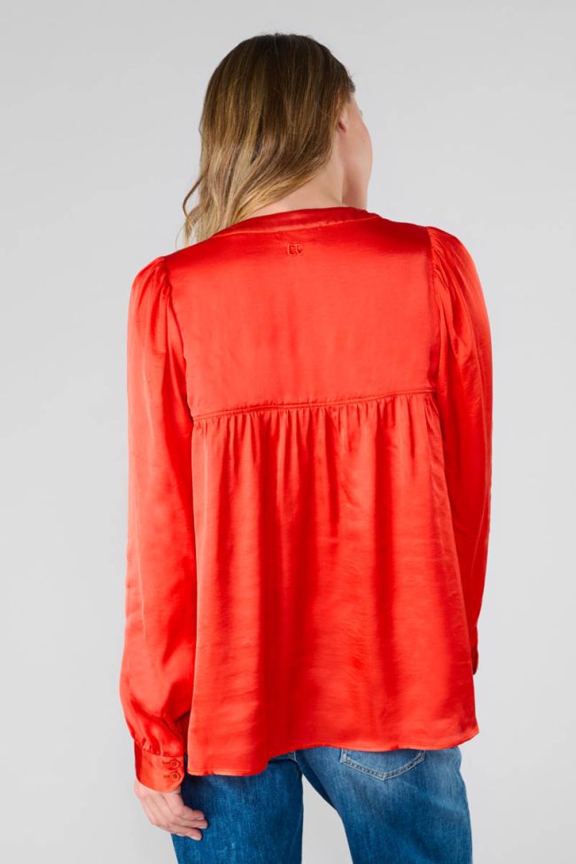 Chimel orange blouse