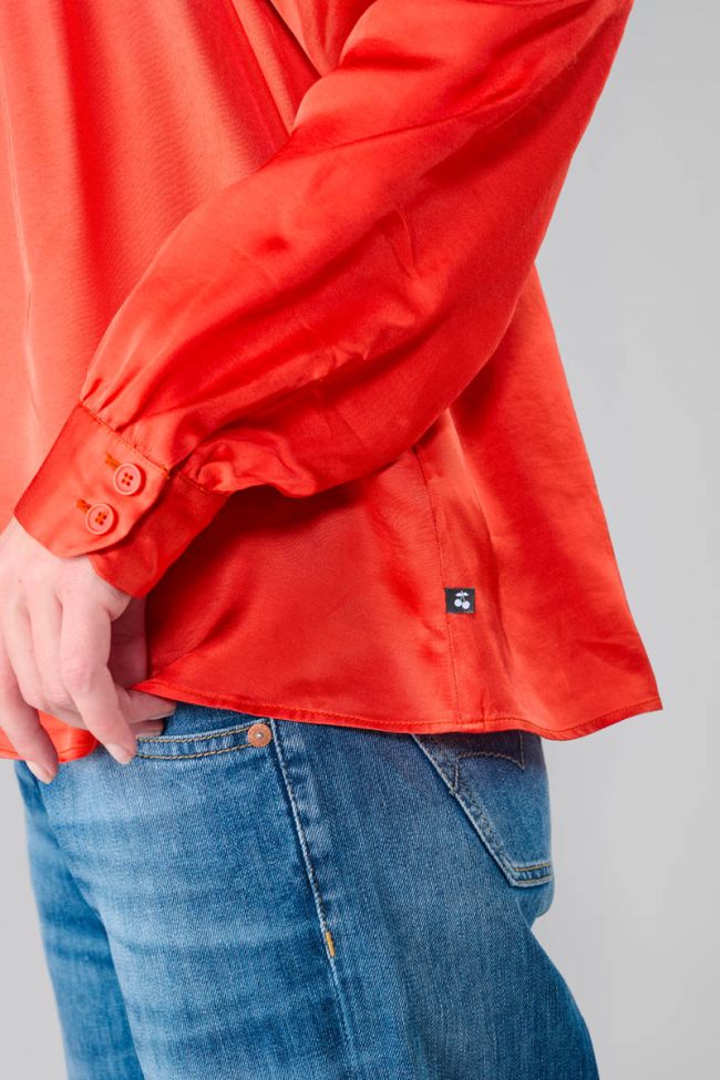 Chimel orange blouse