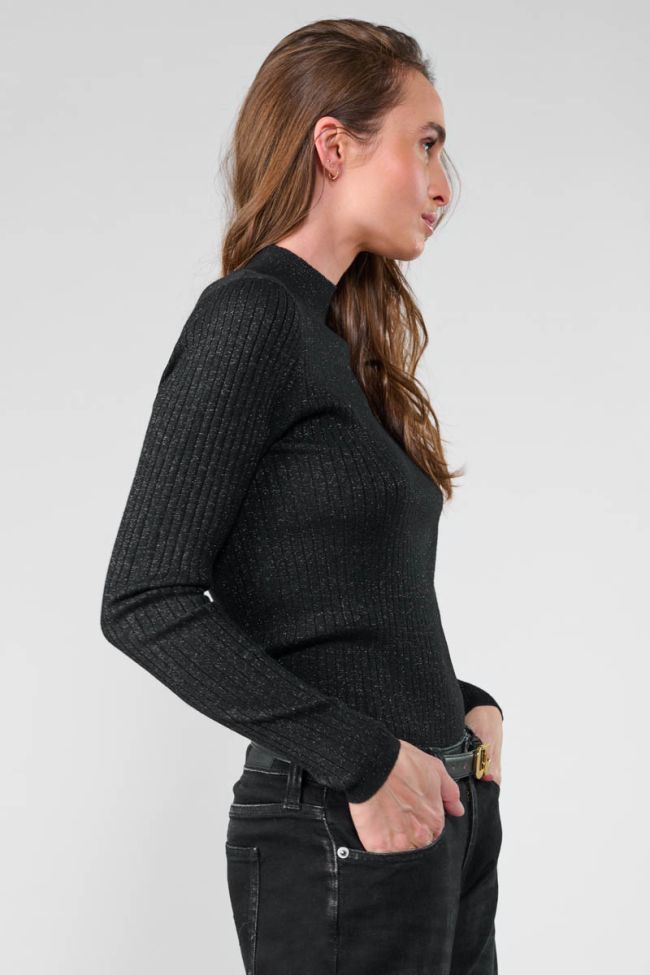 Shiny black Cruza jumper