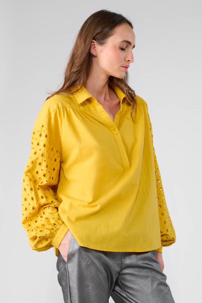 Cunca mustard blouse