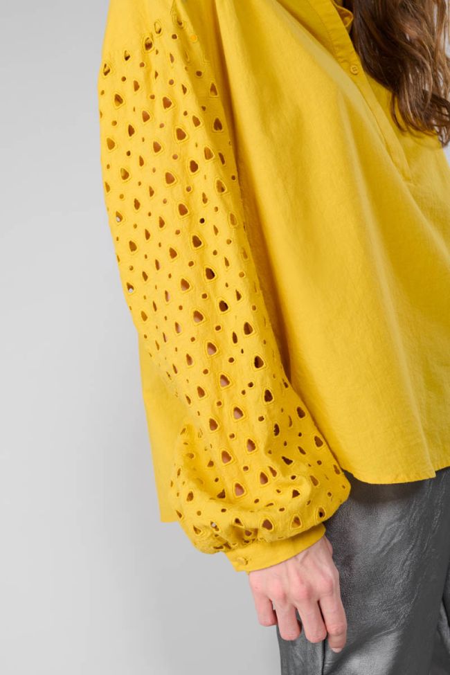 Cunca mustard blouse