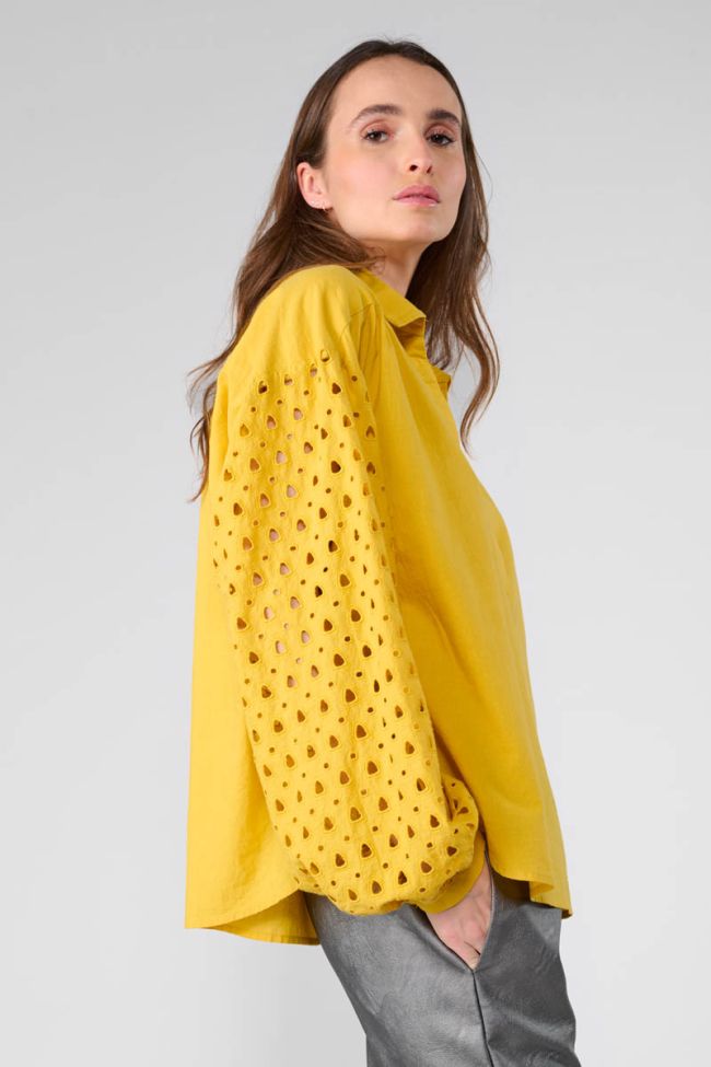 Cunca mustard blouse
