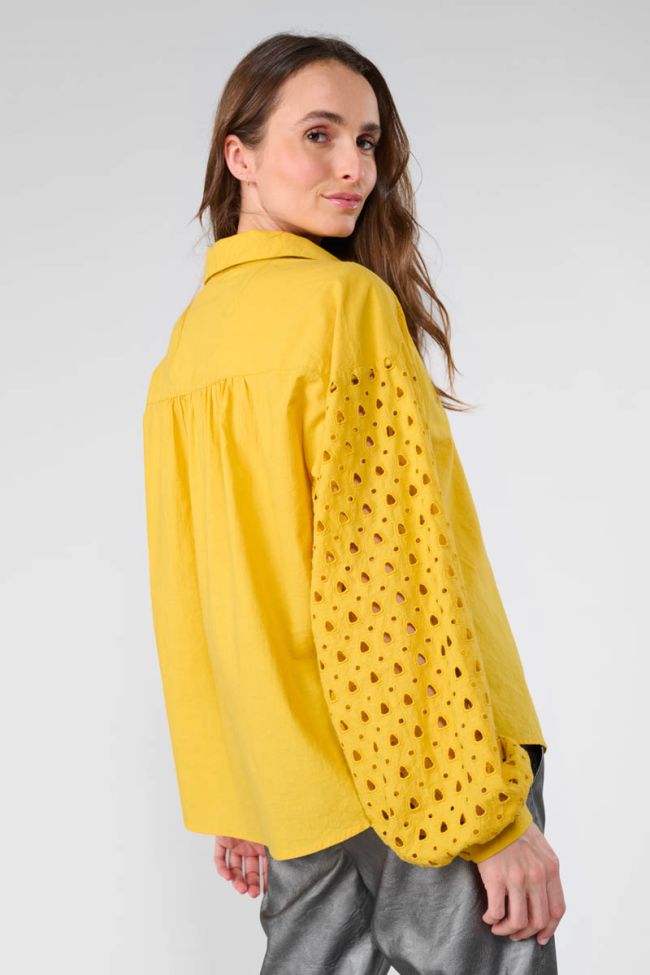 Cunca mustard blouse