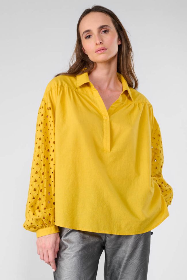 Cunca mustard blouse