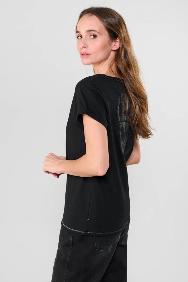 Black printed Digori T-shirt