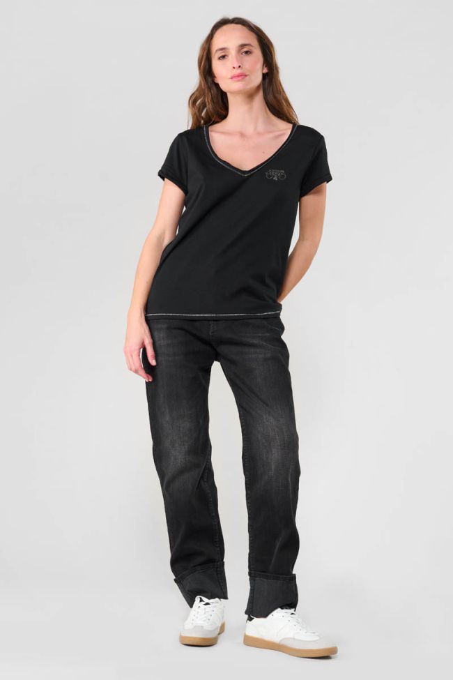 Black printed Digori T-shirt