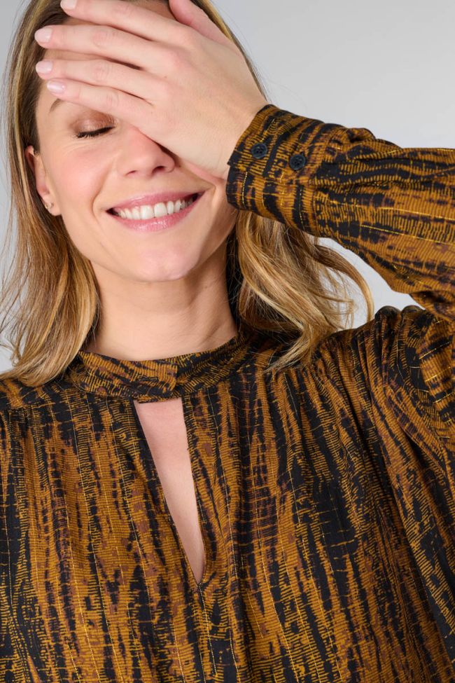 Fitz tie and dye blouse