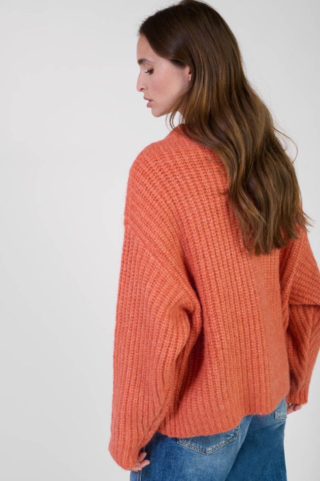 Orange Flower jumper