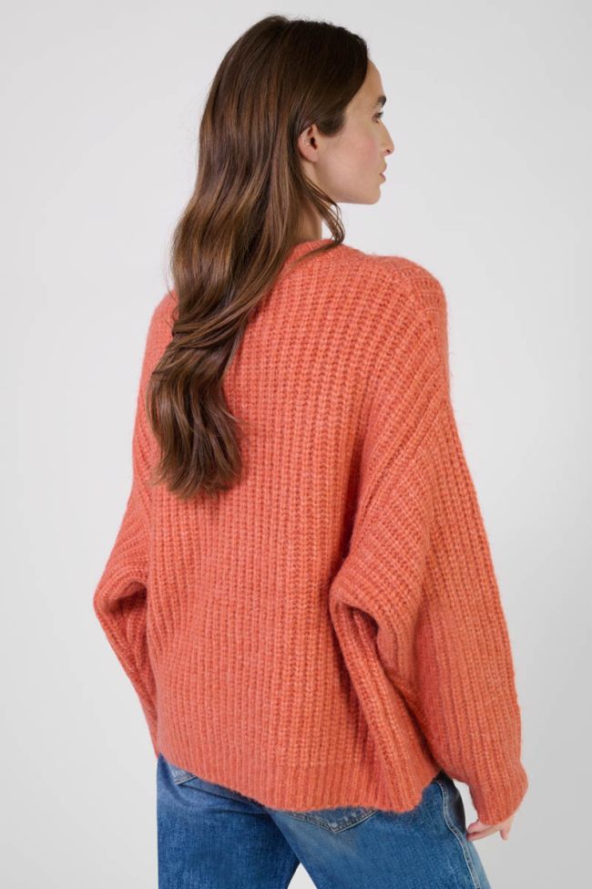 Orange Flower jumper