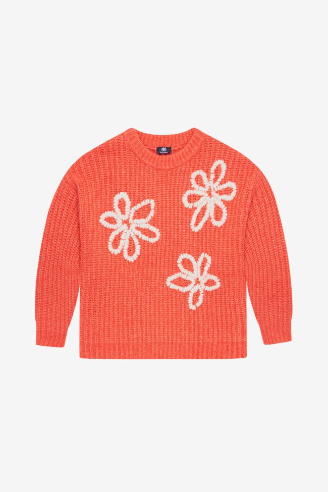 Orange Flower jumper