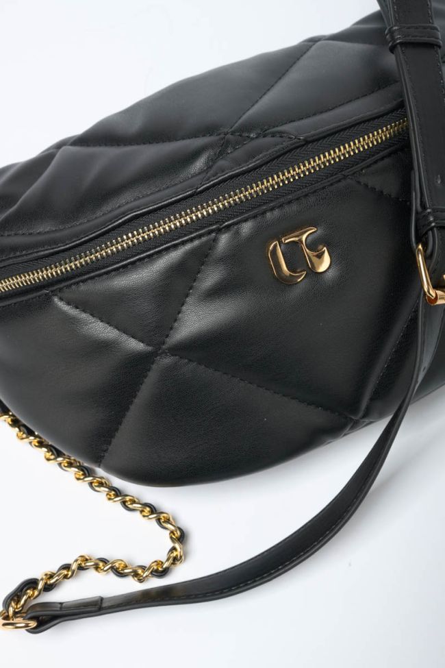 Joy black fanny pack