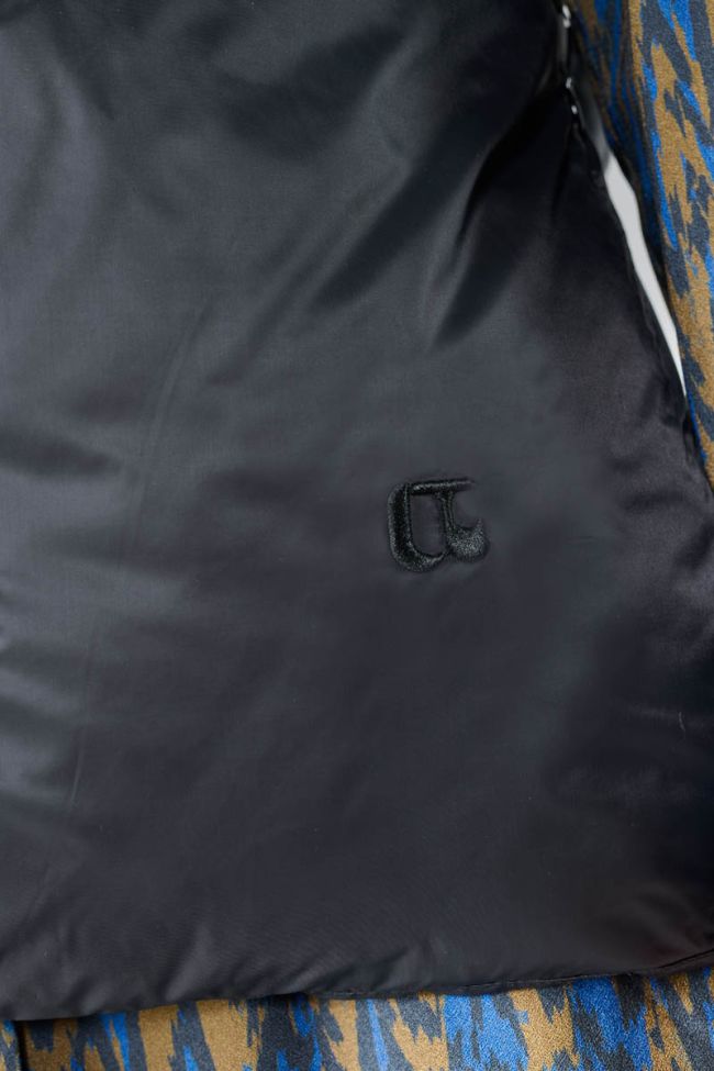 Kiko black sleeveless padded jacket