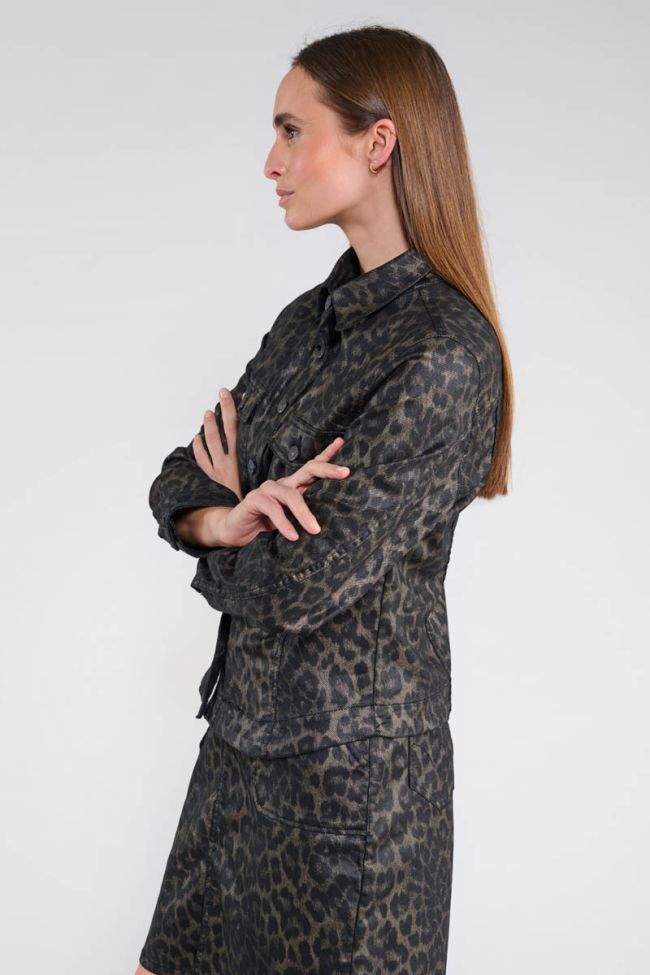 Lilly leopard print jacket