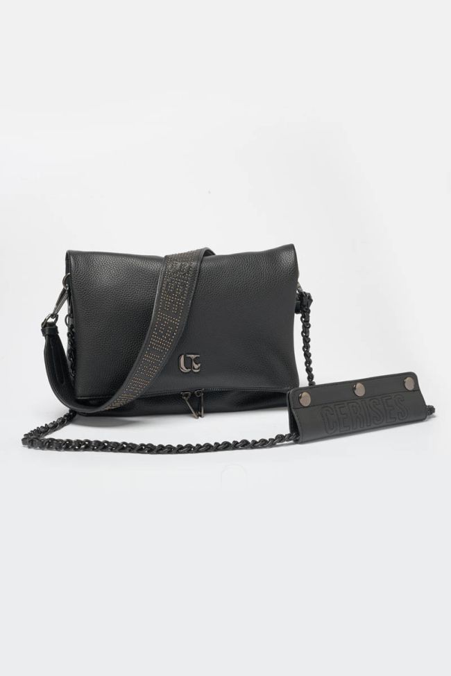 Lise black shoulder bag