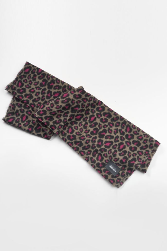 Majaro leopard print scarf