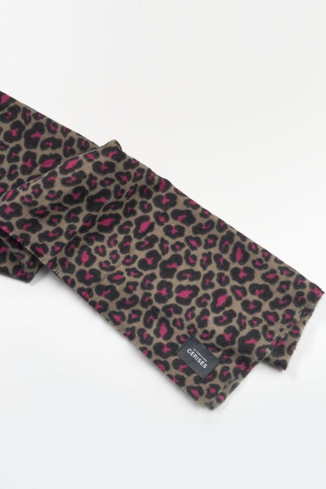 Majaro leopard print scarf