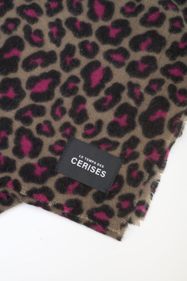 Majaro leopard print scarf