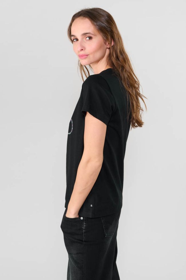 Black printed Manet T-shirt