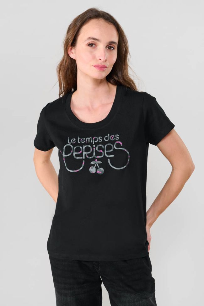 Black printed Manet T-shirt