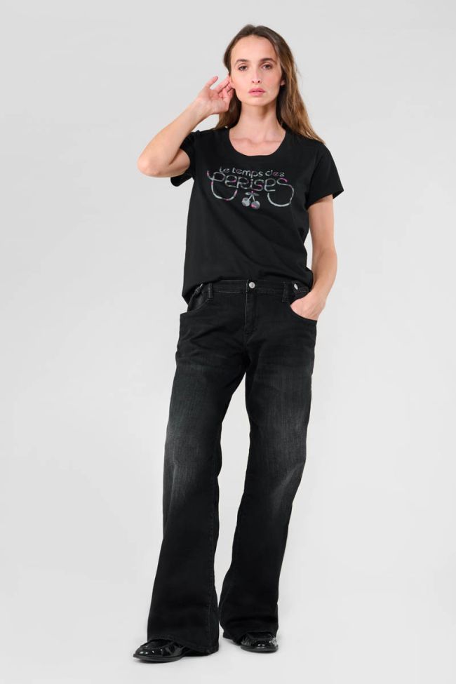 Black printed Manet T-shirt