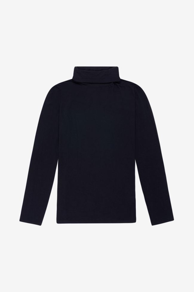 Top Nammy col roulé noir