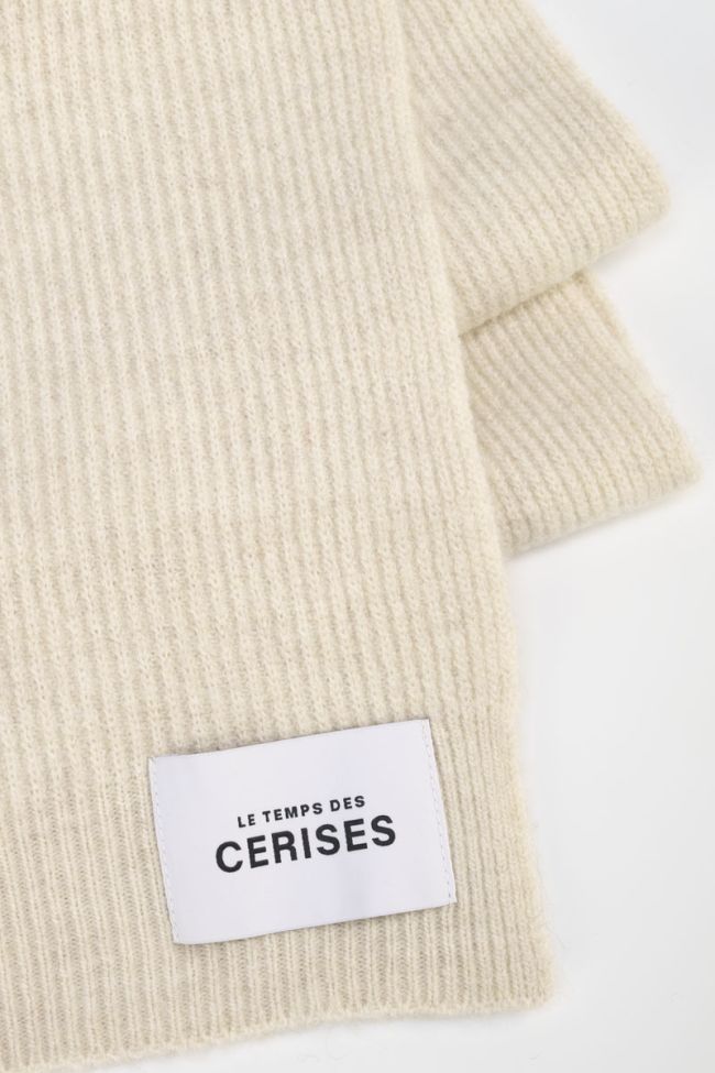 Nieve cream scarf
