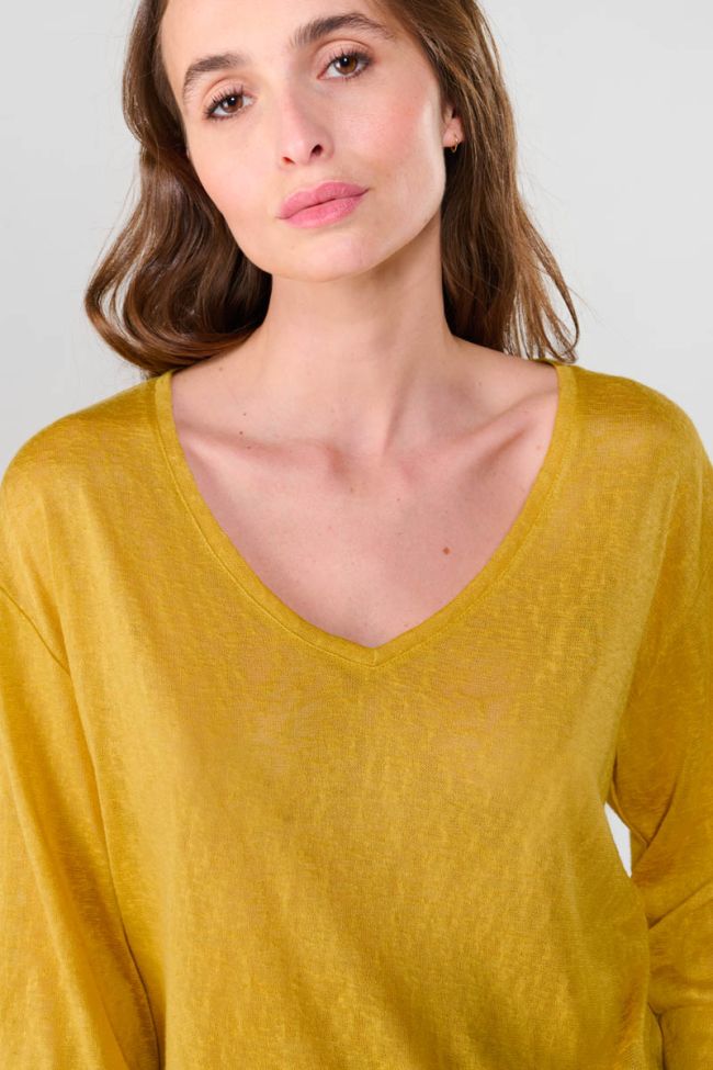 Rondaan mustard T-shirt