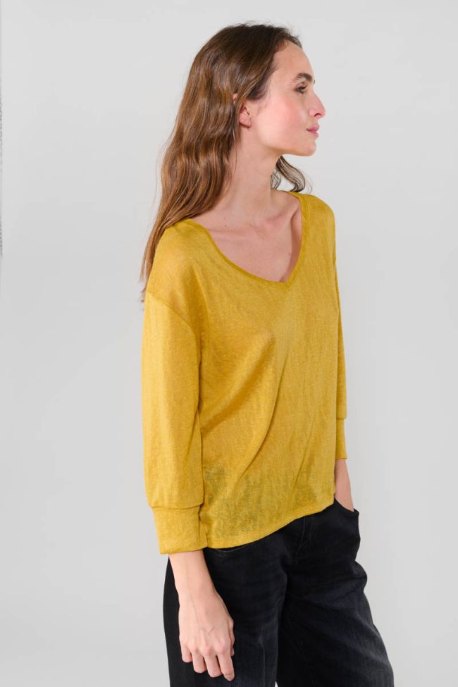 Rondaan mustard T-shirt