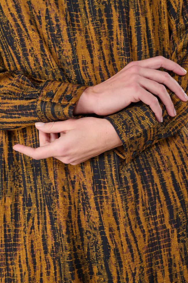 Robe Roy à motif tie and dye