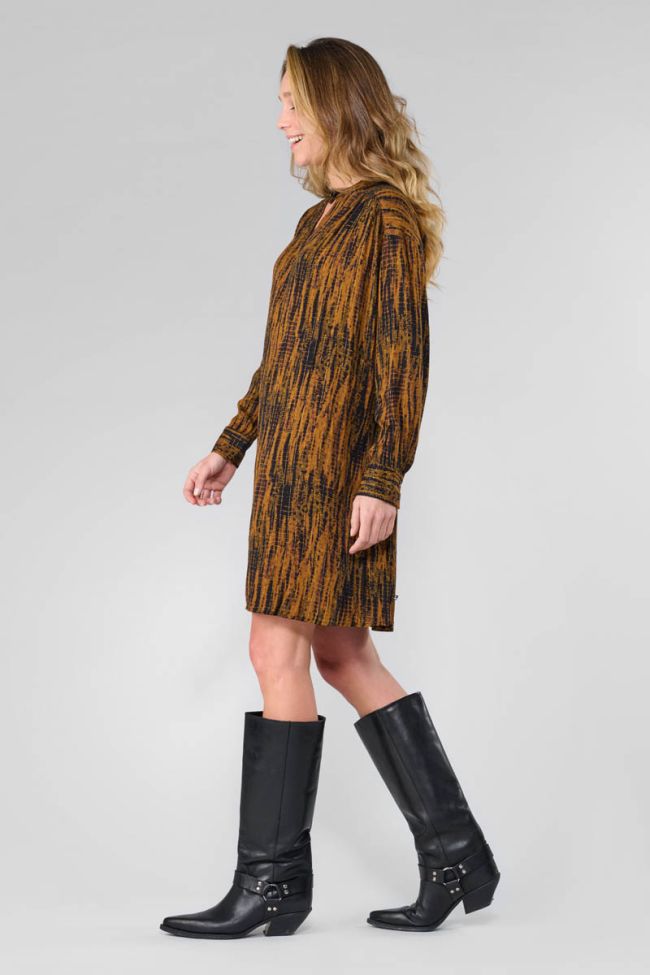 Robe Roy à motif tie and dye