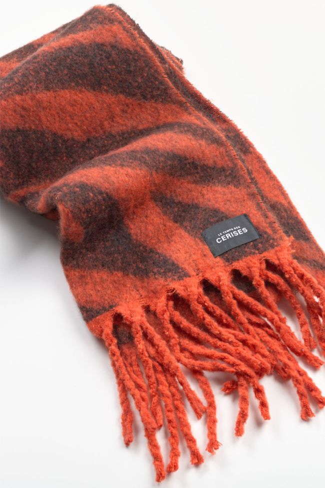 Terara orange scarf