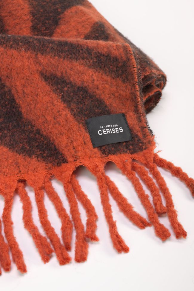 Terara orange scarf