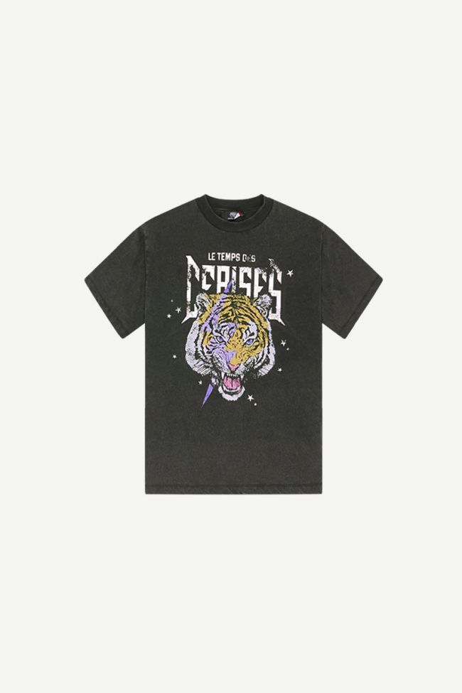 Black printed Abbigi T-shirt