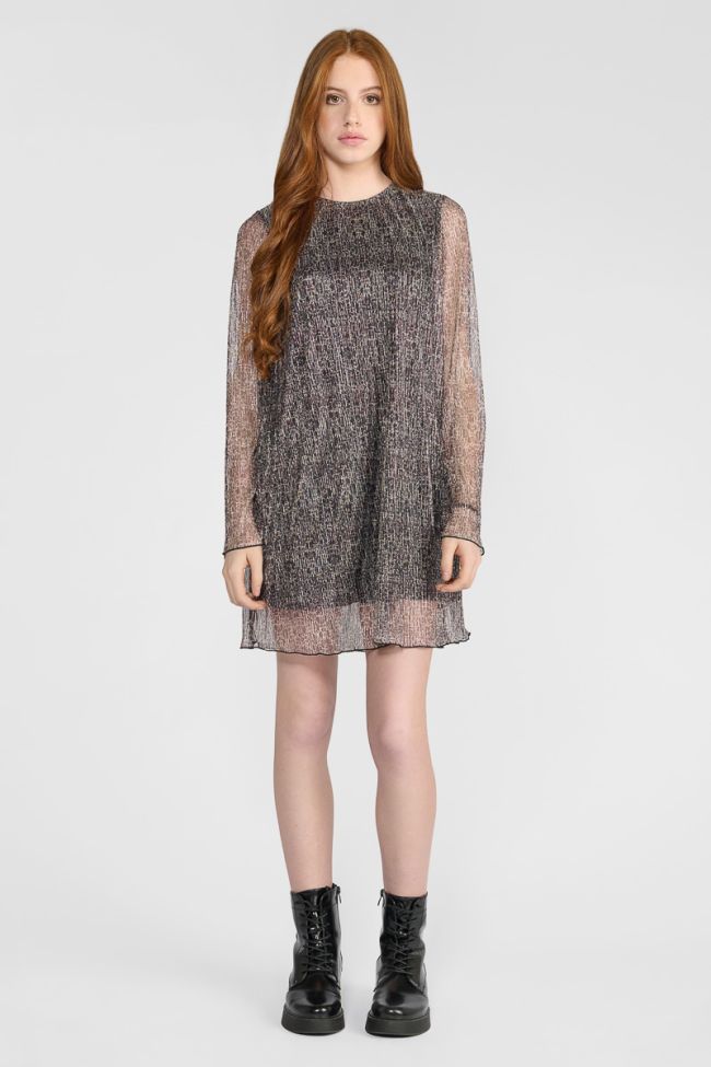 Ancegi iridescent animal print dress