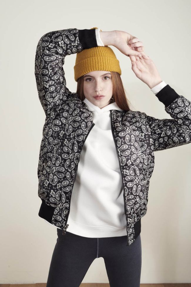 Reversible Argusgi black paisley jacket