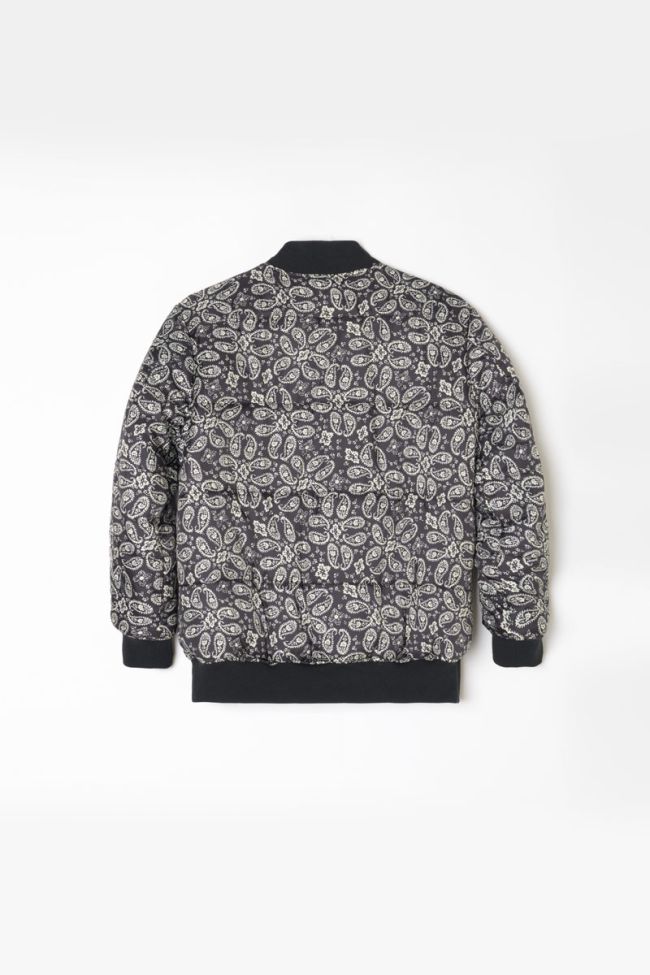 Reversible Argusgi black paisley jacket
