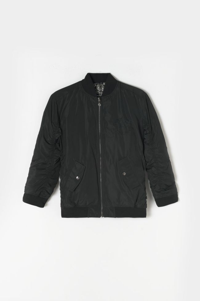 Reversible Argusgi black paisley jacket