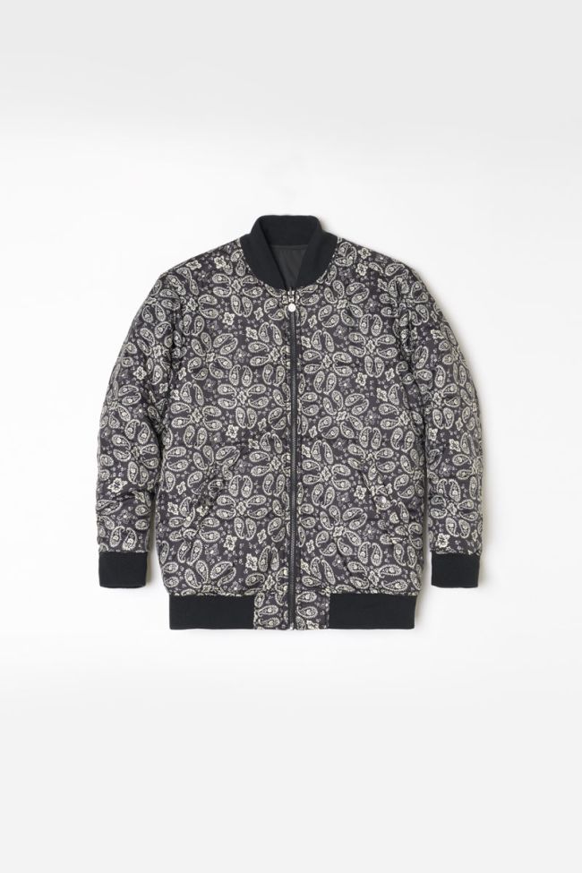 Reversible Argusgi black paisley jacket