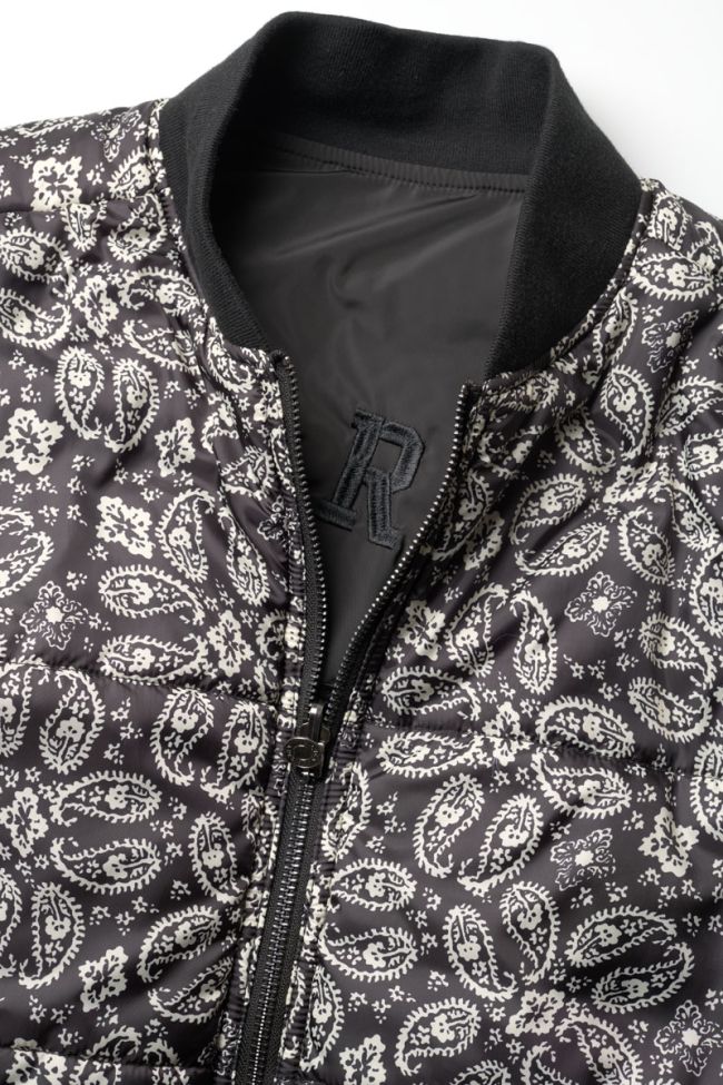Reversible Argusgi black paisley jacket